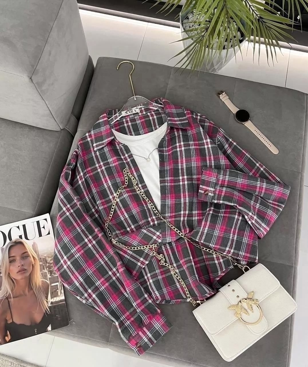 рубашка в клетку с майкой beststyle,рубашка оверсайз в клетку thirteen brand,женская рубашка в клетку,рубашка в клетку женская оверсайз,рубашка в клетку