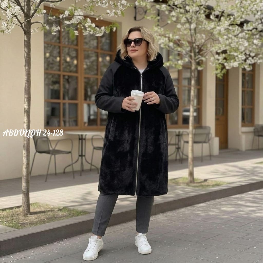 эко шуба дубленка искусственная норка больших размеров зима evle,шуба женская,шуба дубленка женская искусственная зимняя больших размеров evle,женская дубленка,шуба