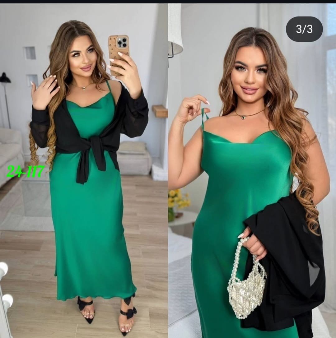 платье женское двойка,костюм для полных,платье и накидка,костюм платье,комбинированное платье