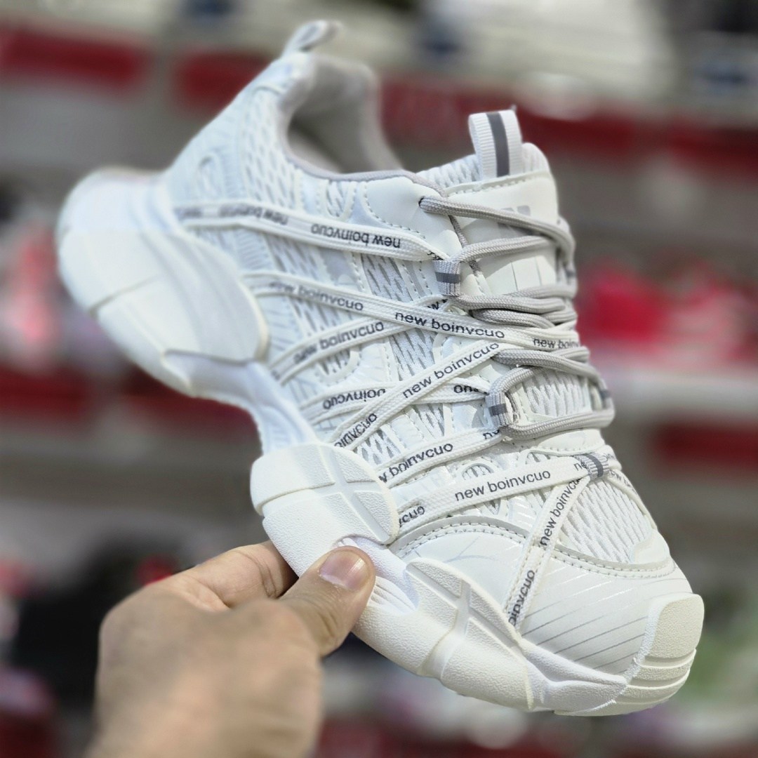 женские кроссовки,кроссовки,кроссовки 3xl extreme lace массивные на шнуровке balenciaga,белые кроссовки,массивные кроссовки