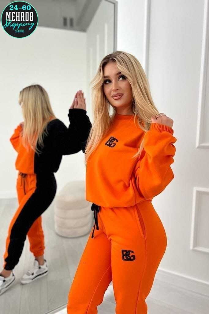 оранжевый спортивный костюм,спортивные костюмы женские,оранжевый костюм женский,спортивные костюмы,