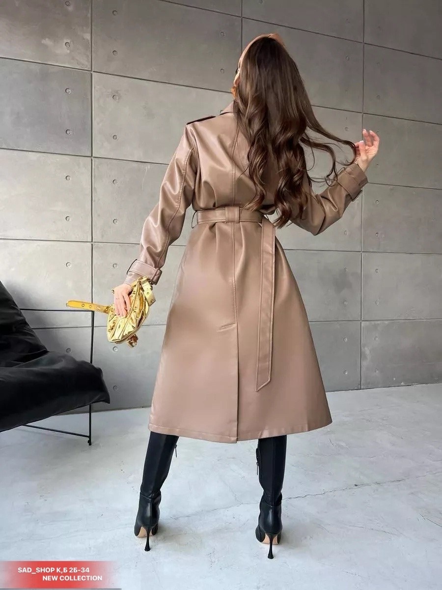 тренч из экокожи,тренч женский,тренч плащ кожаный длинный simile instyle 332809250,плащ женский тренч кожаный тренч оверсайз,тренч кожаный