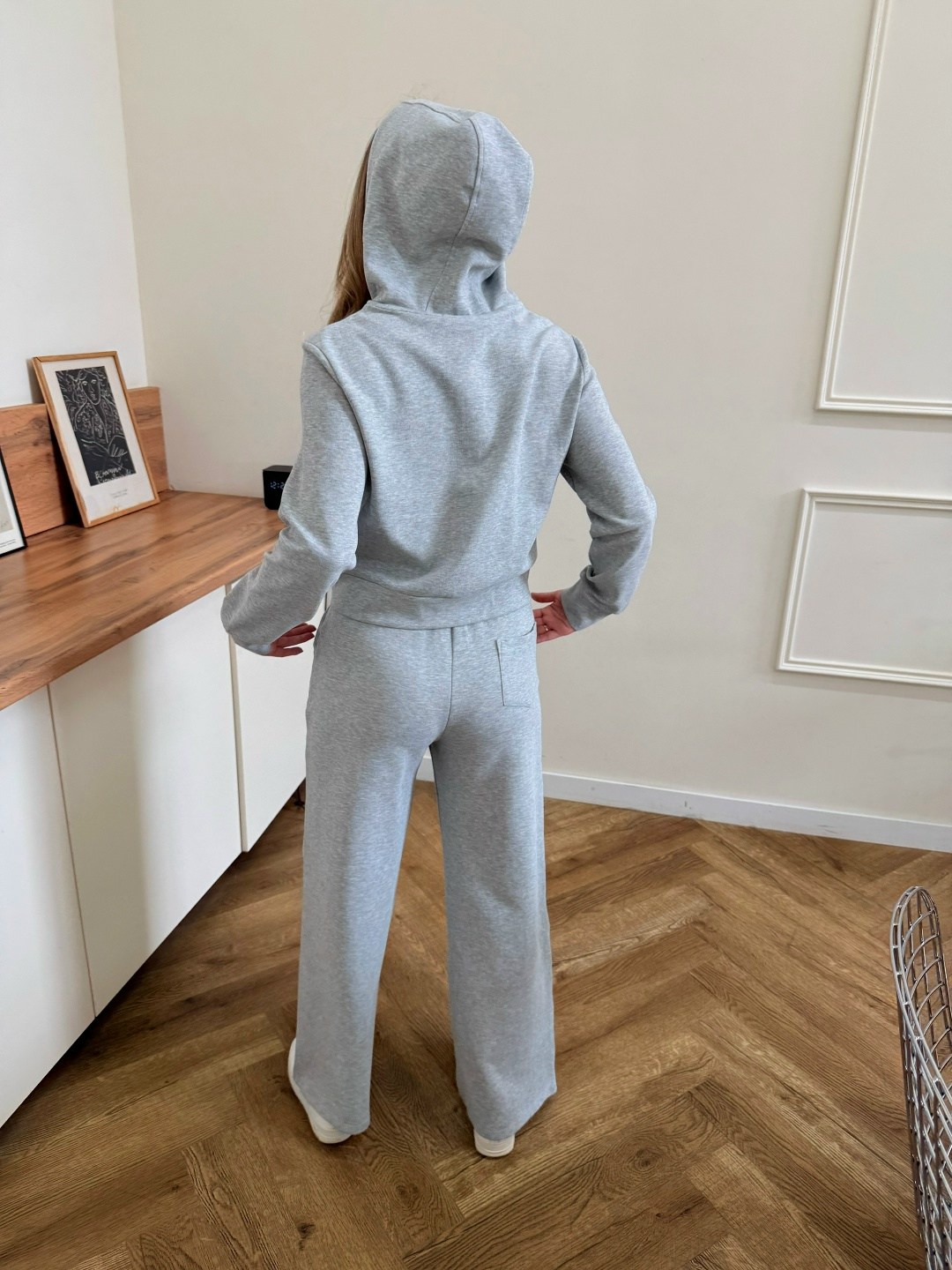 костюм трикотажный,спортивный костюм женский,костюм спортивный,костюм с брюками,костюм серый