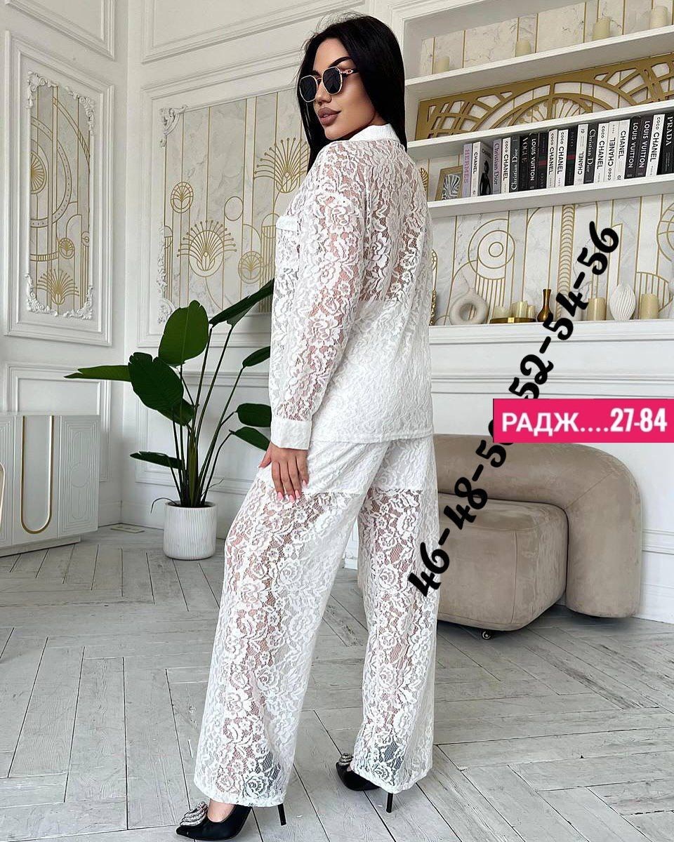 брючный костюм с кружевным,костюм двойка гипюр,костюм гипюровый брючный,костюм кружевной брючный havadi,женские костюмы