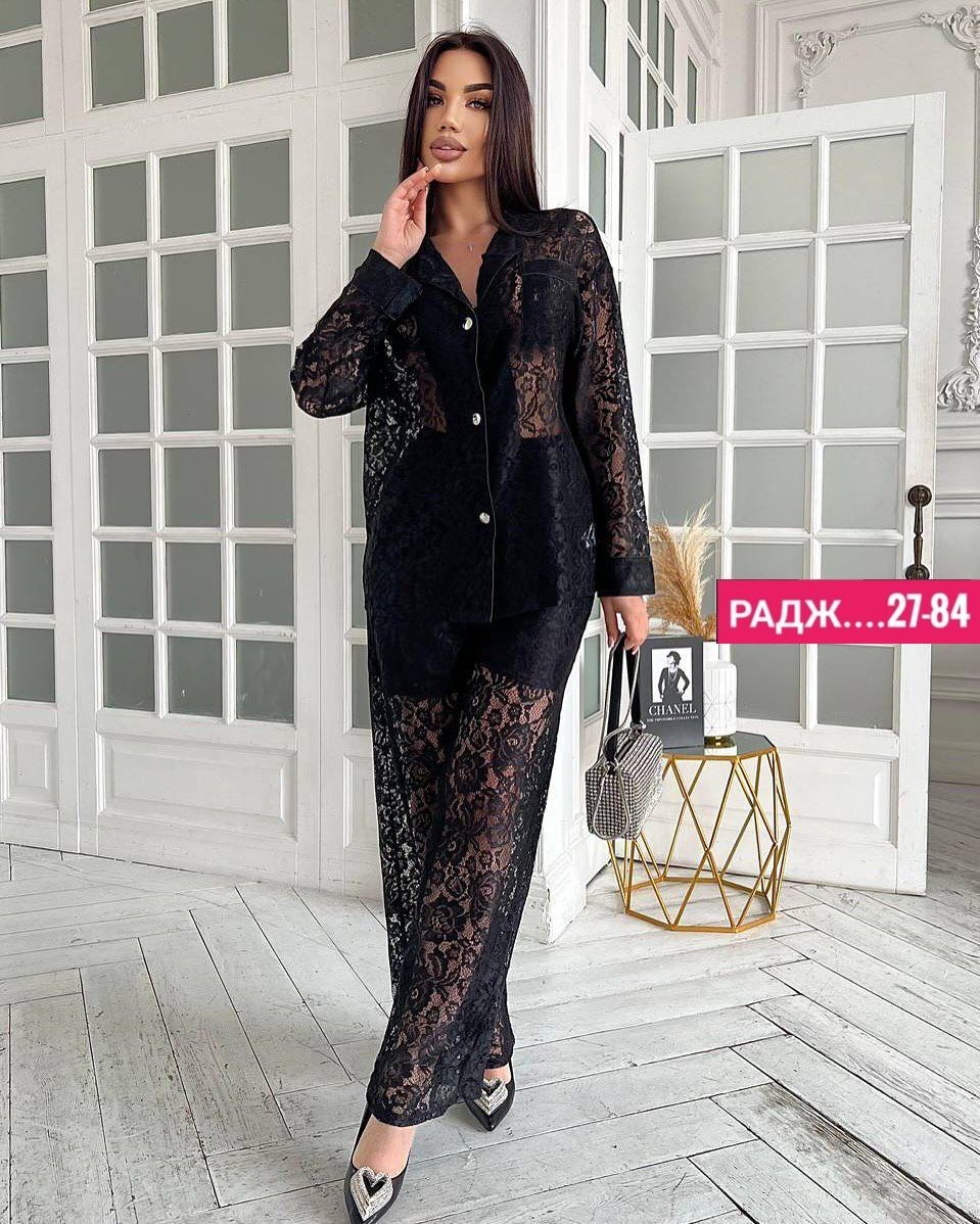 брючный костюм с кружевным,костюм двойка гипюр,костюм гипюровый брючный,костюм кружевной брючный havadi,женские костюмы
