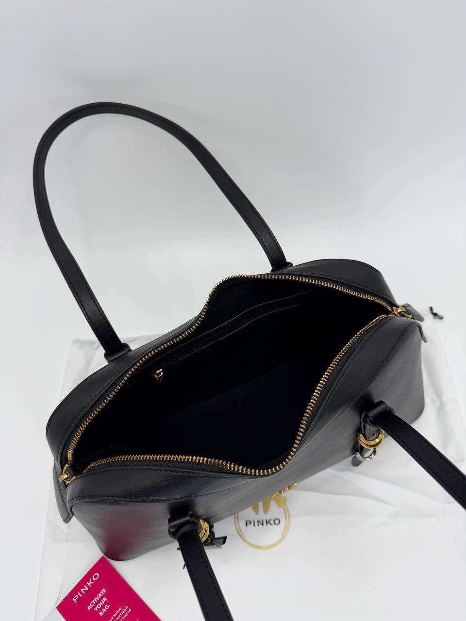 сумка pinko,сумка pinko женская,сумка pinko черный,женская черная сумка escape baguette pinko,сумка escape baguette pinko 105334/a0q0 чёрный