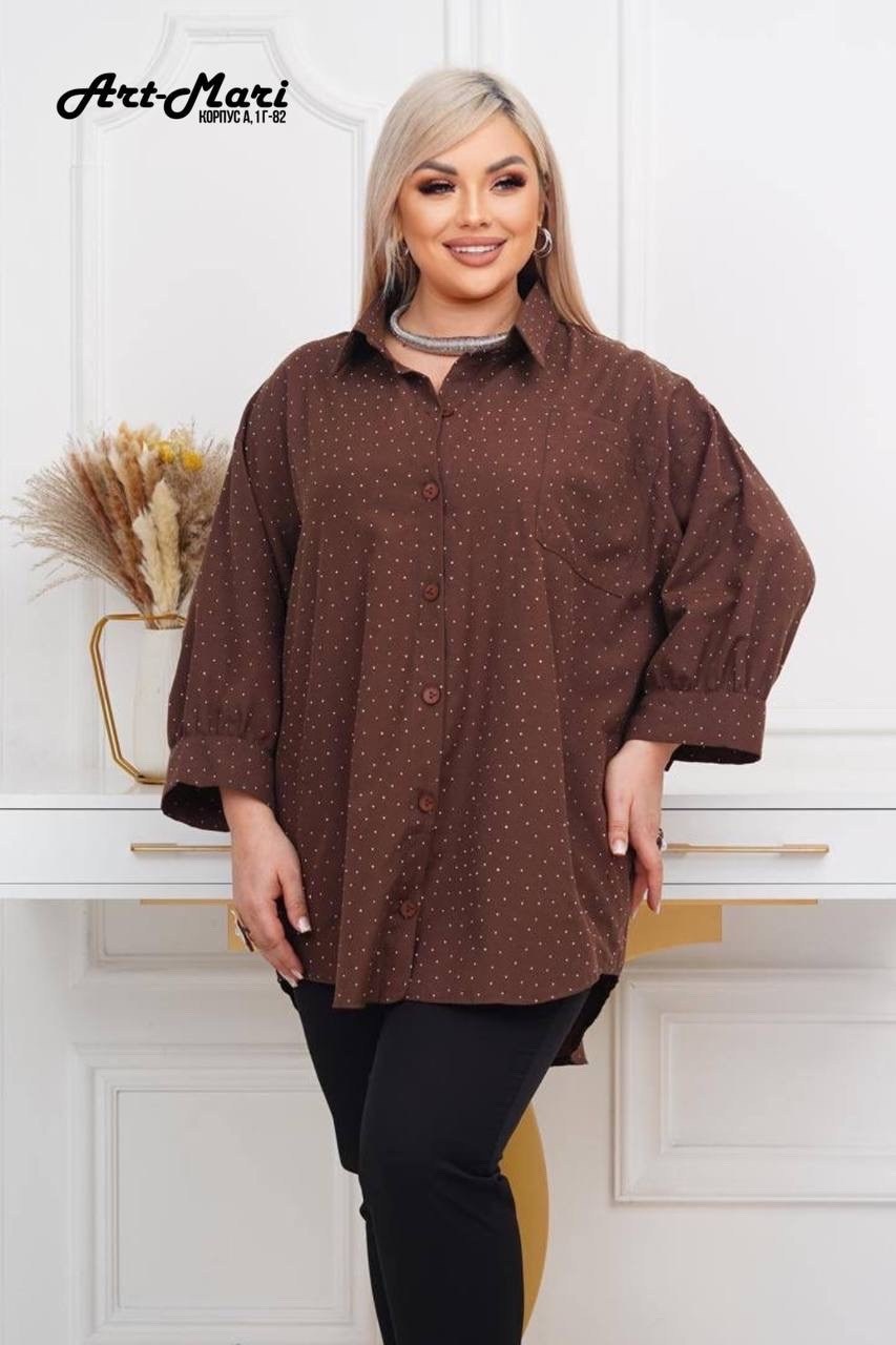 рубашка туника,блуза свободного кроя, больших размеров,блузка женская