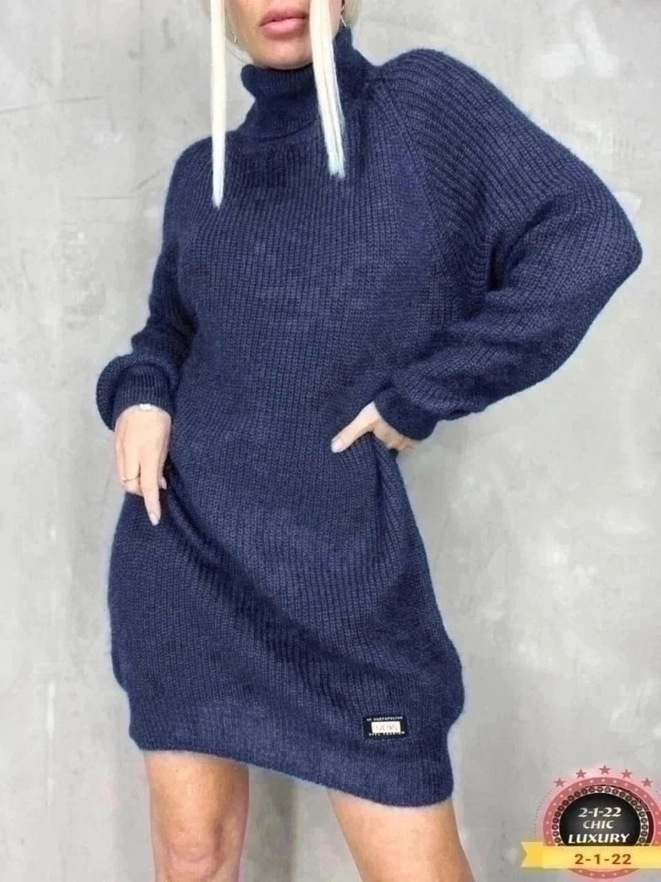 платье вязаное теплое,платье вязаное теплое welcomefashion 201270456,женское вязаное платье миди,платье вязаное теплое welcomefashion 201270455,вязаное платье