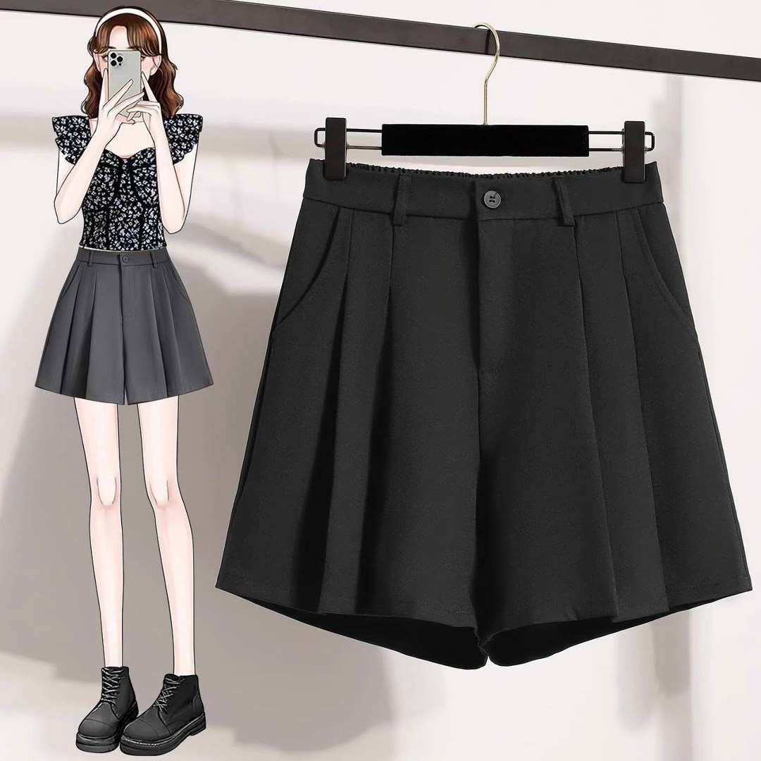 шорты повседневные,женские шорты,черные шорты женские офисные,шорты женские повседневные,широкие шорты