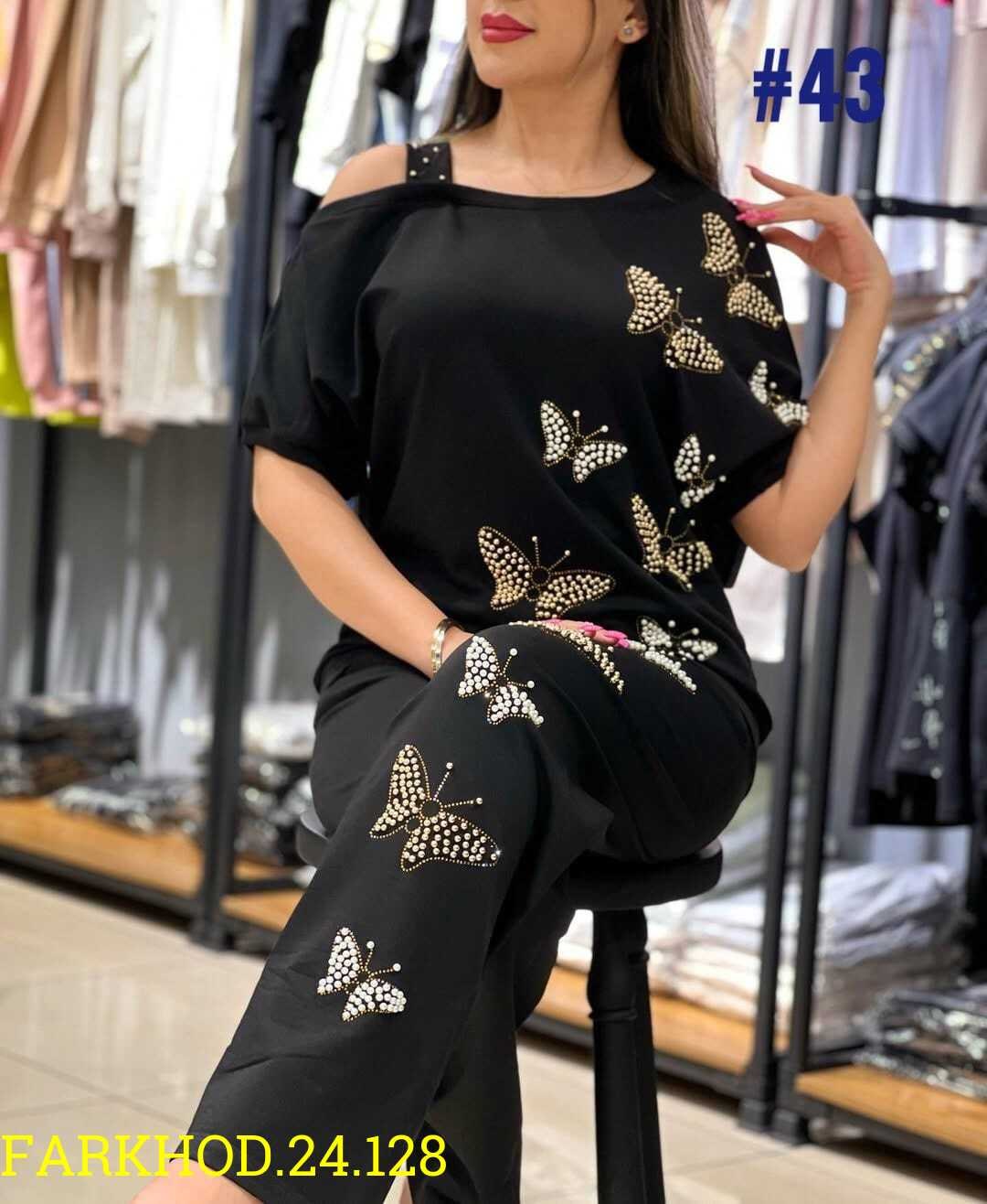 женский костюм двойка,трикотажные костюмы женские,женский костюм из мягкого трикотажа с бабочками,трикотажные костюмы,женские костюмы больших размеров