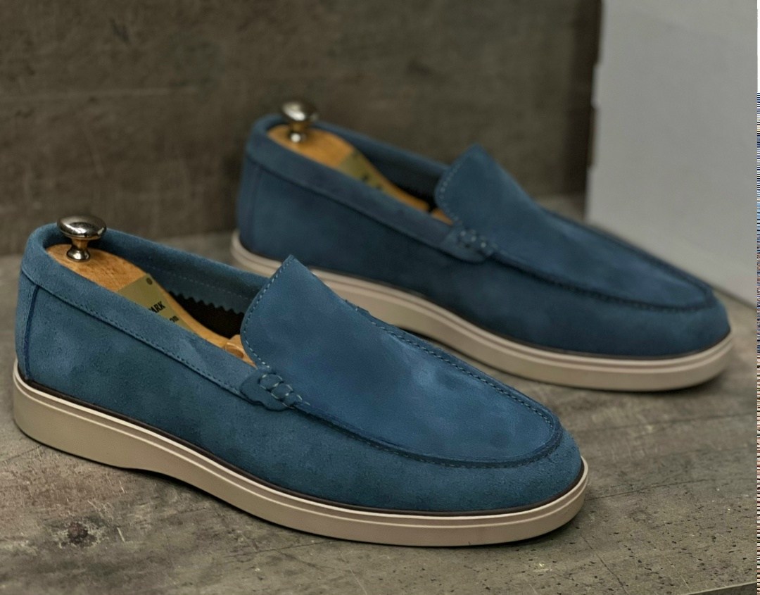 лоферы loro piana summer walk замшевые,мужские лоферы loro piana,,loro piana лоферы синие,мокасины лоро пиано мужские