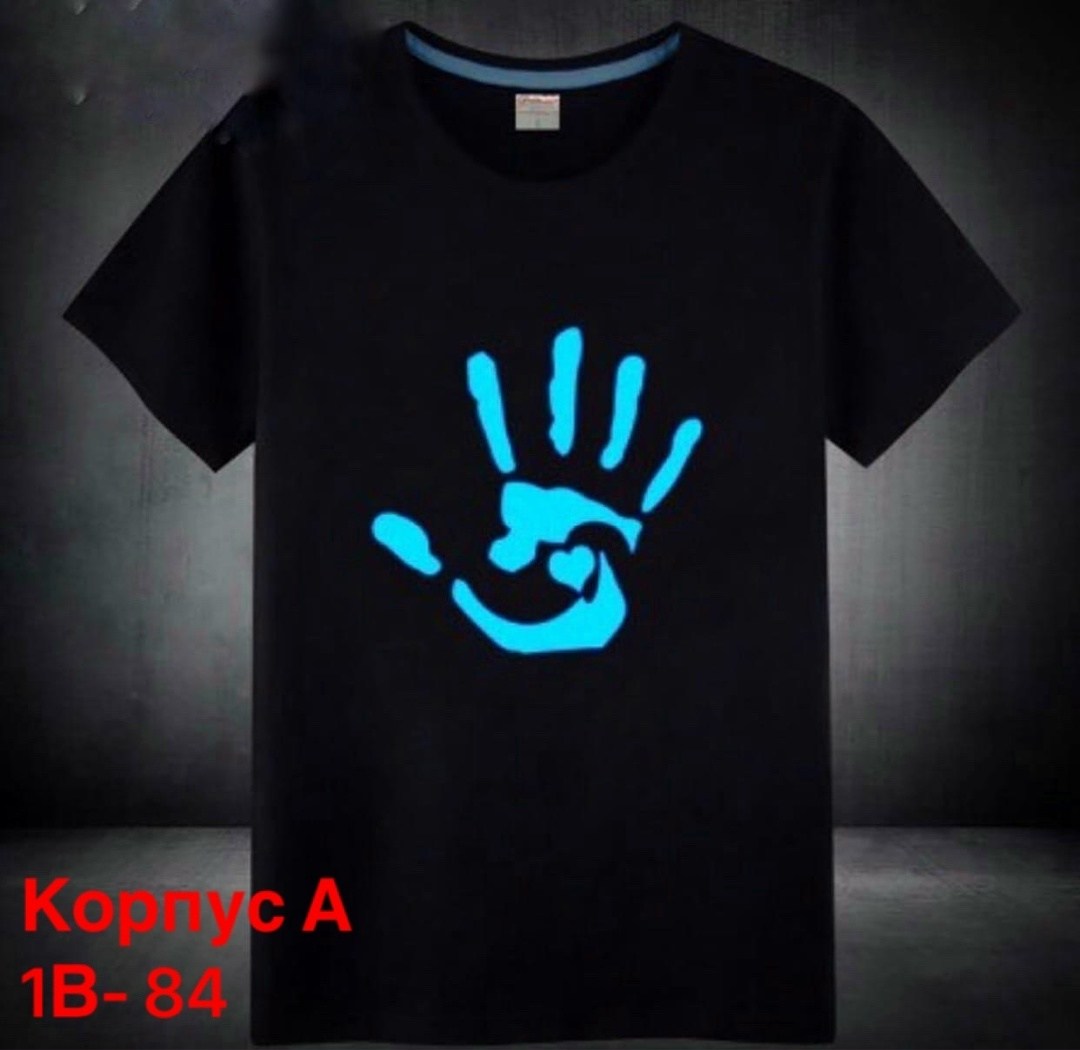 люминесцентная футболка,футболки для мужчин,футболка мужская,футболки светящиеся в темноте ,стильная футболка мужская
