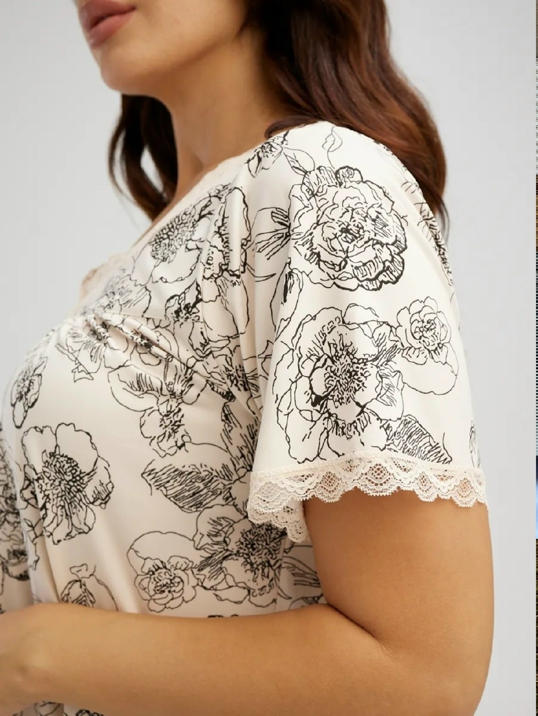 ночная сорочка modellini,ночная сорочка,женская ночная сорочка,сорочка женская,ночная сорочка трикотажная