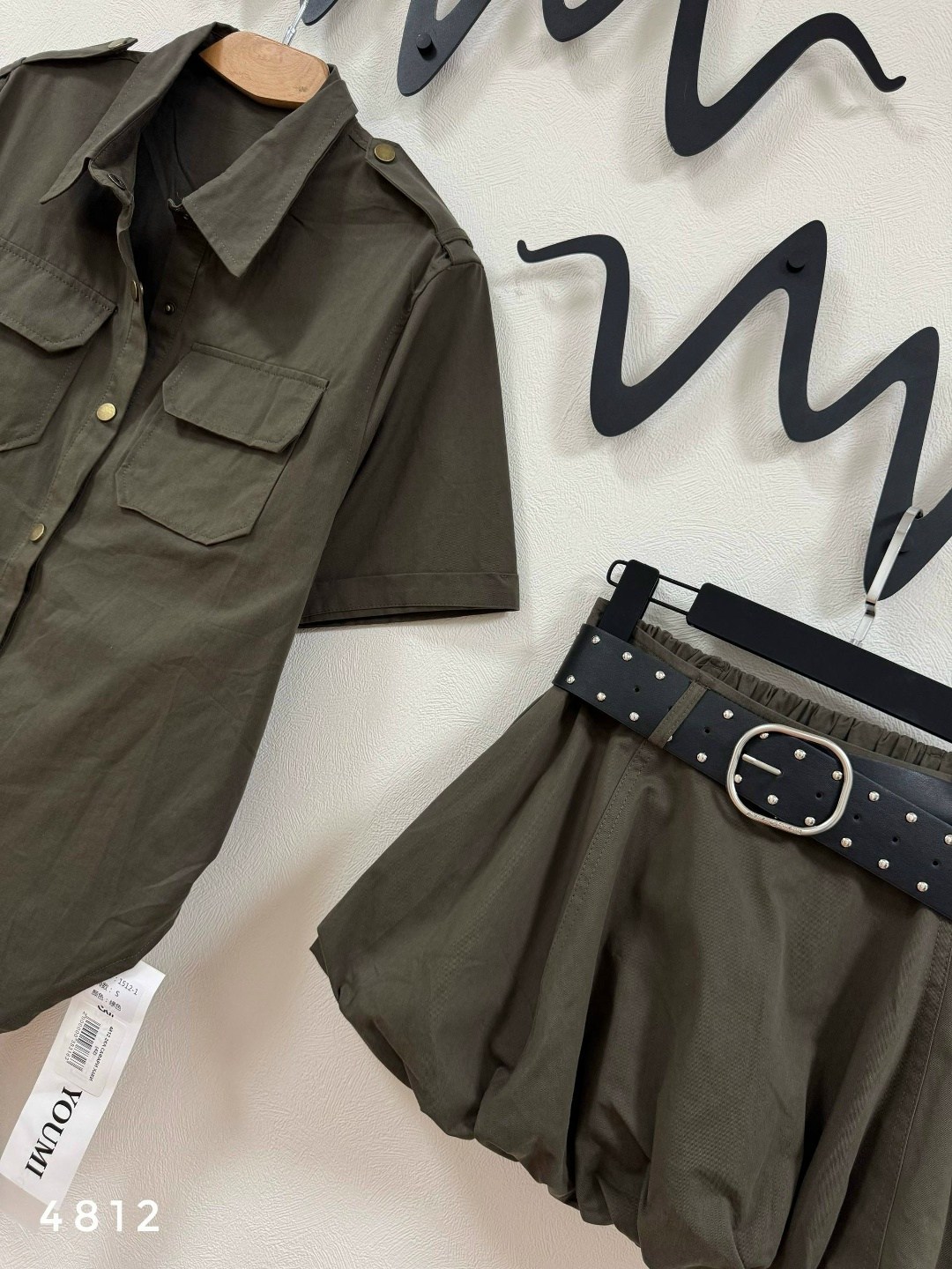 повседневная рубашка,рубашка с карманами,рубашка карго,комплект костюм,модная рубашка