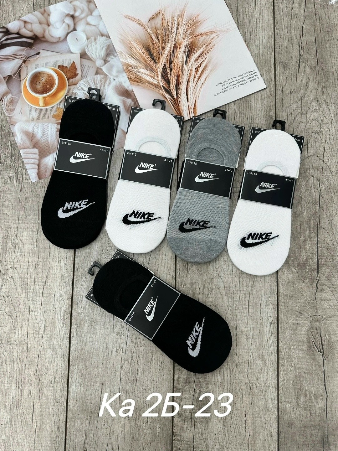 носки средние хлопковые набор 5 пар nike,носки мужские,подследники мужские,носки набор короткие следки,nike носки