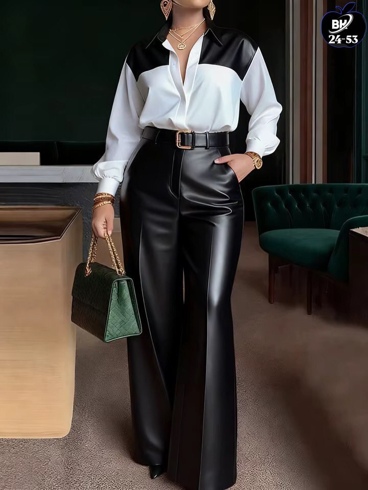 брюки палаццо экокожа,брюки палаццо из экокожи,кожаные брюки палаццо,кожаные штаны,брюки модные