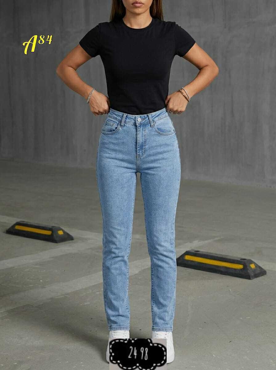 джинсы женский look of young синий бананы мом,джинсы женские,джинсы момы женские,джинсы gioie della vita,джинсы мом