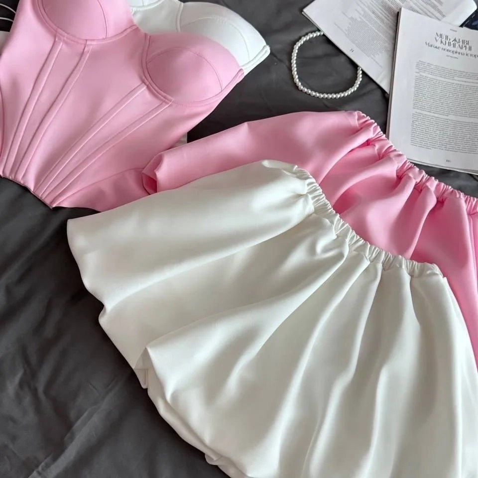 корсет розовый,платье корсетное мини сарафан на бретельках,корсет юбка,платья для девочек,платье корсетное мини