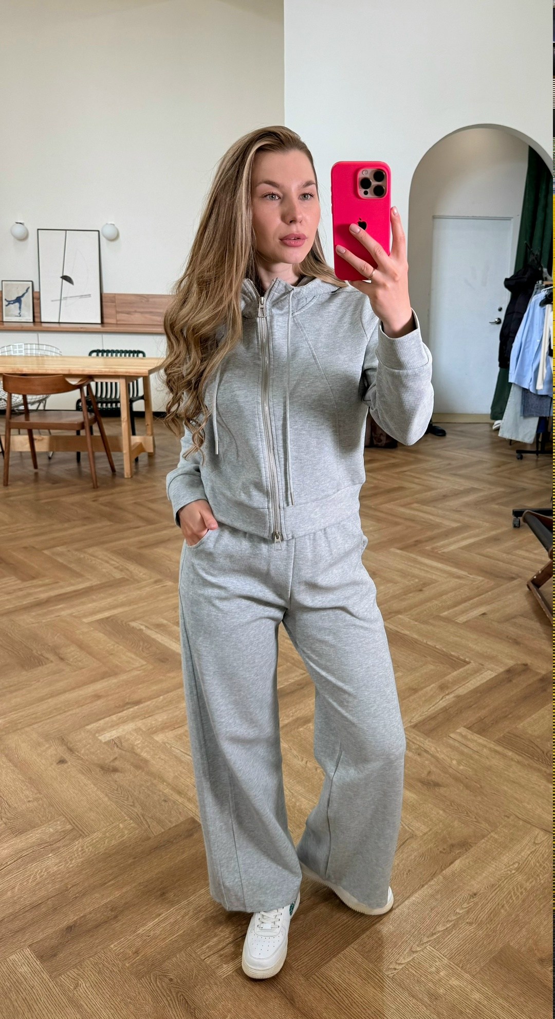 костюм трикотажный,спортивный костюм женский,костюм спортивный,костюм с брюками,костюм серый