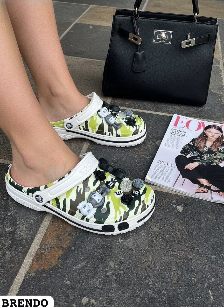 ,сандалии модные,оригинальные кроксы,дизайнерская ,крокс