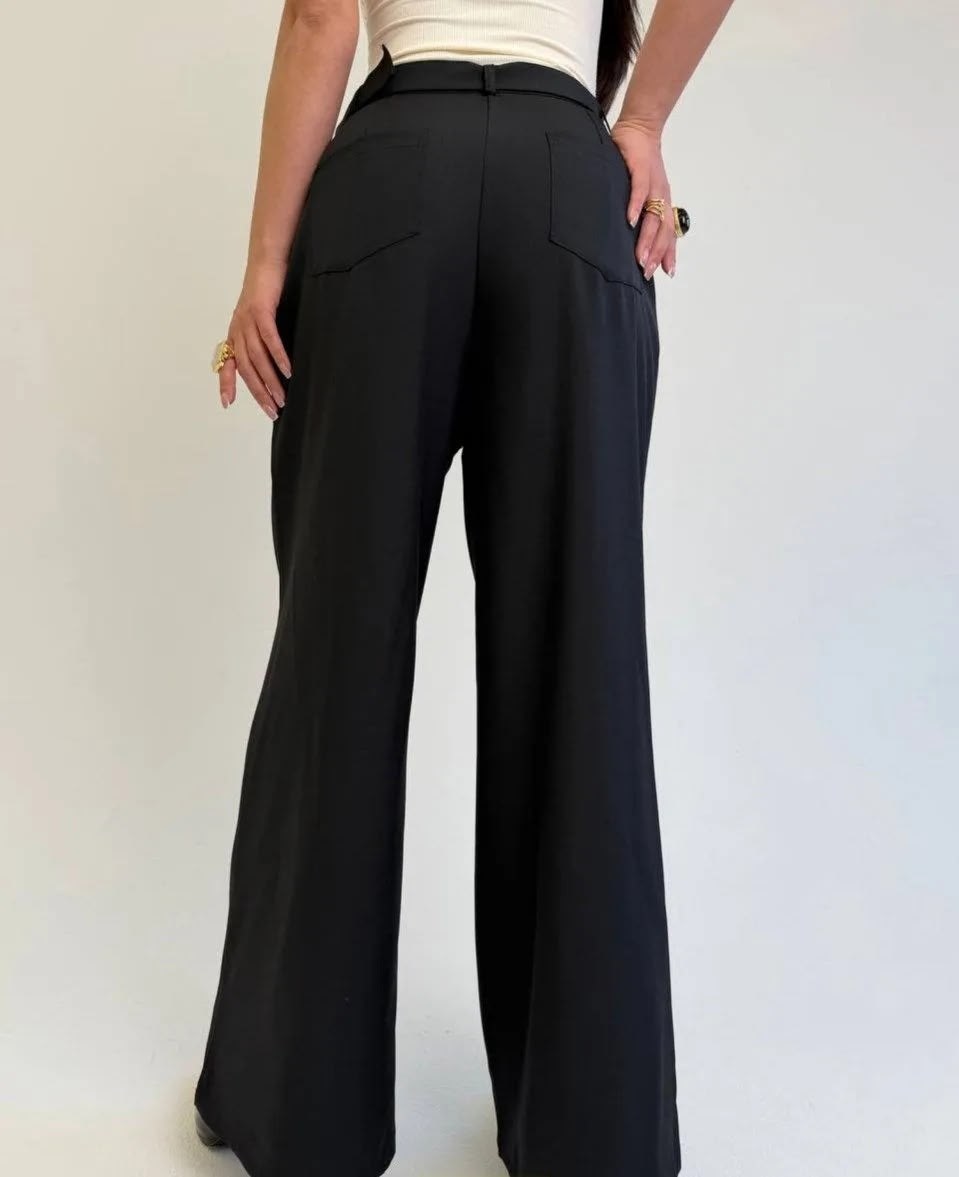 брюки палаццо,брюки палаццо женские,модные брюки,брюки emberens,женские бежевые брюки-палаццо с завышенной талией modal n