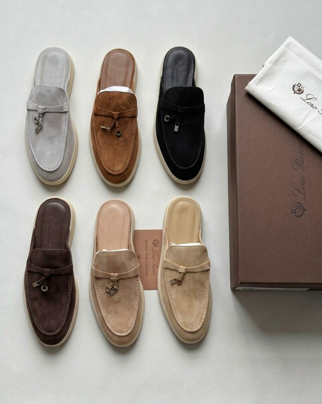 женские замшевые мюли loro piana бежевые,,мюли loro piana,loro piana лоферы женские,лоферы loro piana