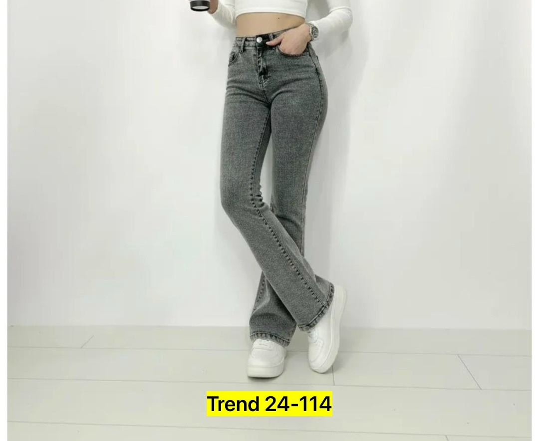 джинсы клеш женские,джинсы клеш,женские джинсы,джинсы клеш женские с высокой посадкой,джинсы женские 7007 "однотонные-клеш № 1" серые