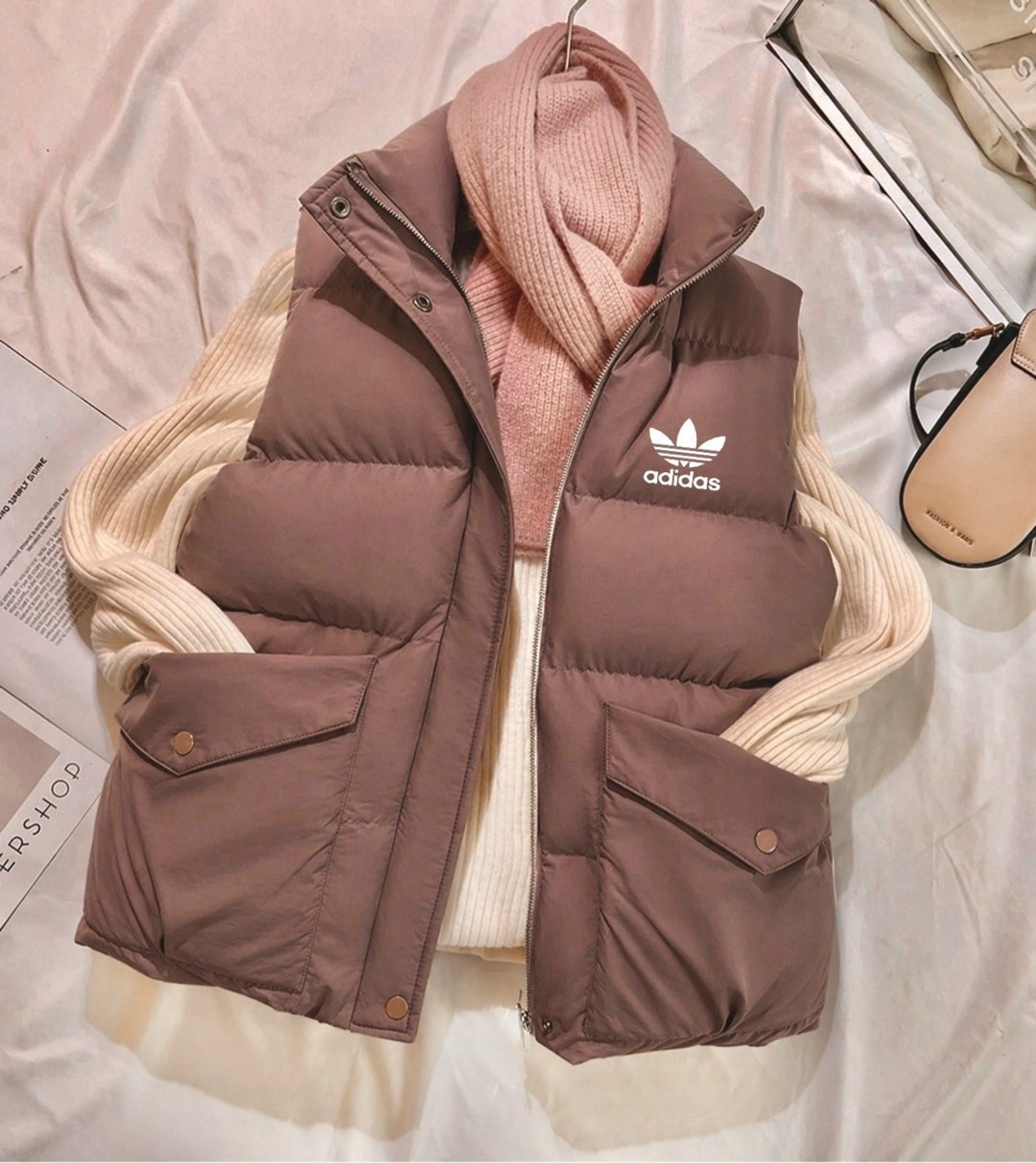 жилет adidas,жилет женский adidas,утепленный жилет adidas,жилетка adidas,жилет утепленный adidas sportswear