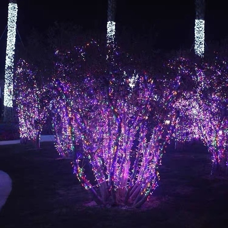 подсветка деревьев,гирлянды на дерево клип лайт quality light 60 м,christmas light,украшение деревьев гирляндами,botanical garden