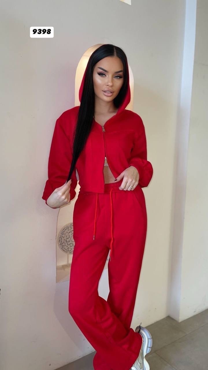 весенний костюм с широкими штанами и кофтой на замке,костюм спортивный женский,костюм спортивный,женский костюм,костюм с широкими штанами