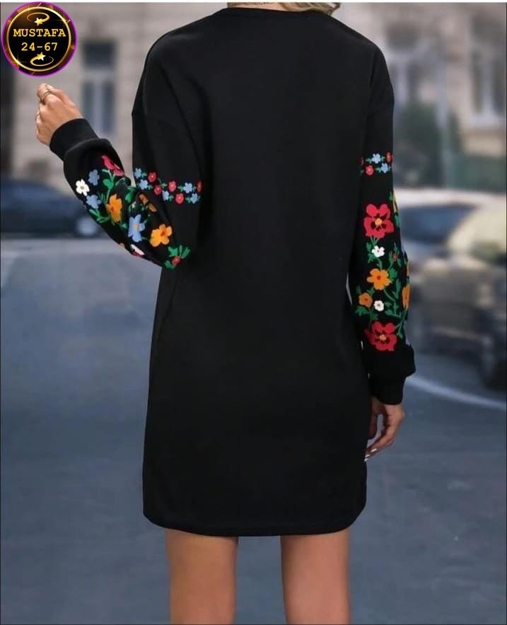 платье ткань трикотаж,платье с вышитыми рукавами,платье в двух расцветка ткань: трикотаж,трикотажные женские платья,платье для женщин