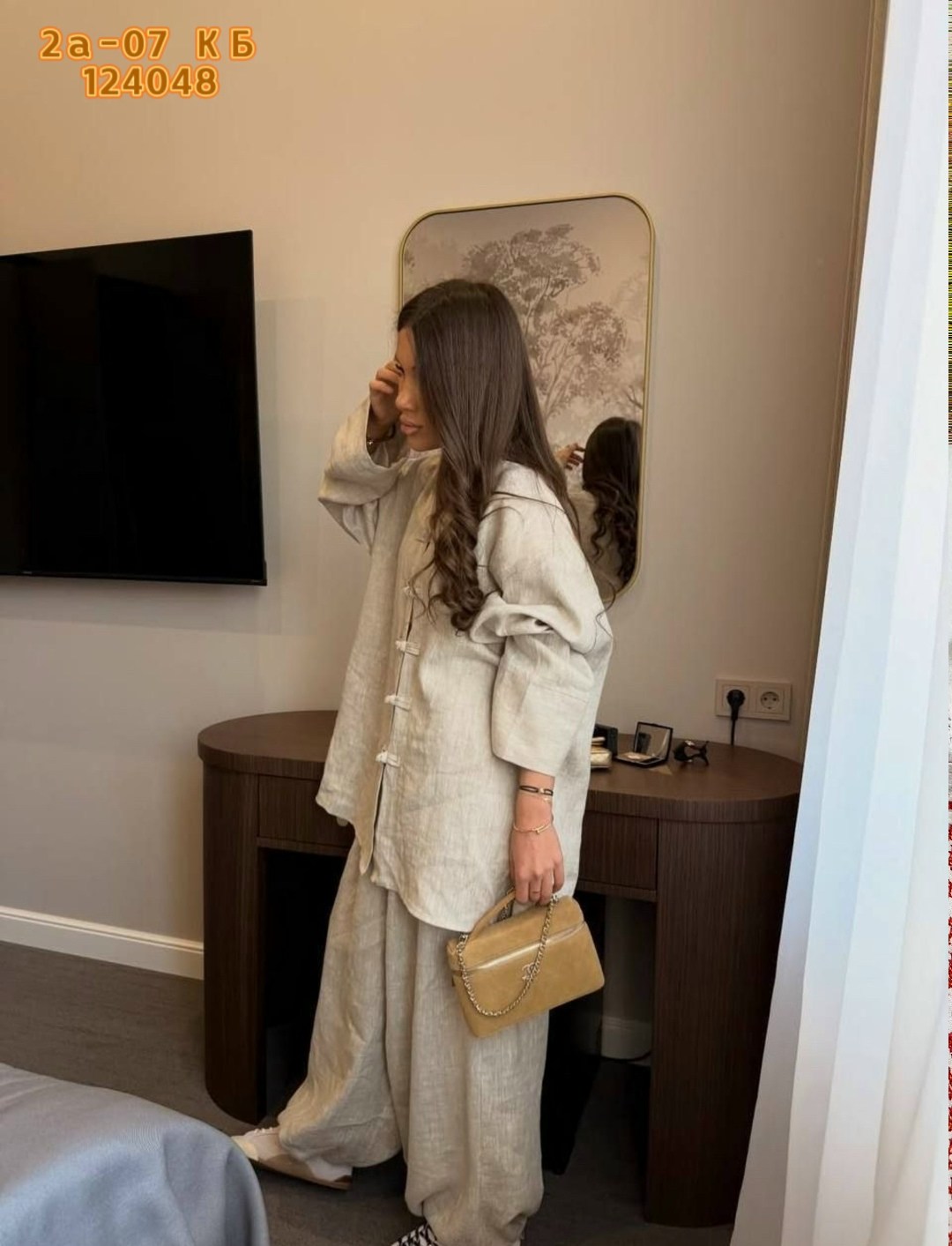 брючный костюм женский льняной,костюм льняной брючный,льняной костюм женский летний брючный,летний костюм брюки палаццо женский льняной с рубашкой 37thavenue небесно-голубой,костюм голубой