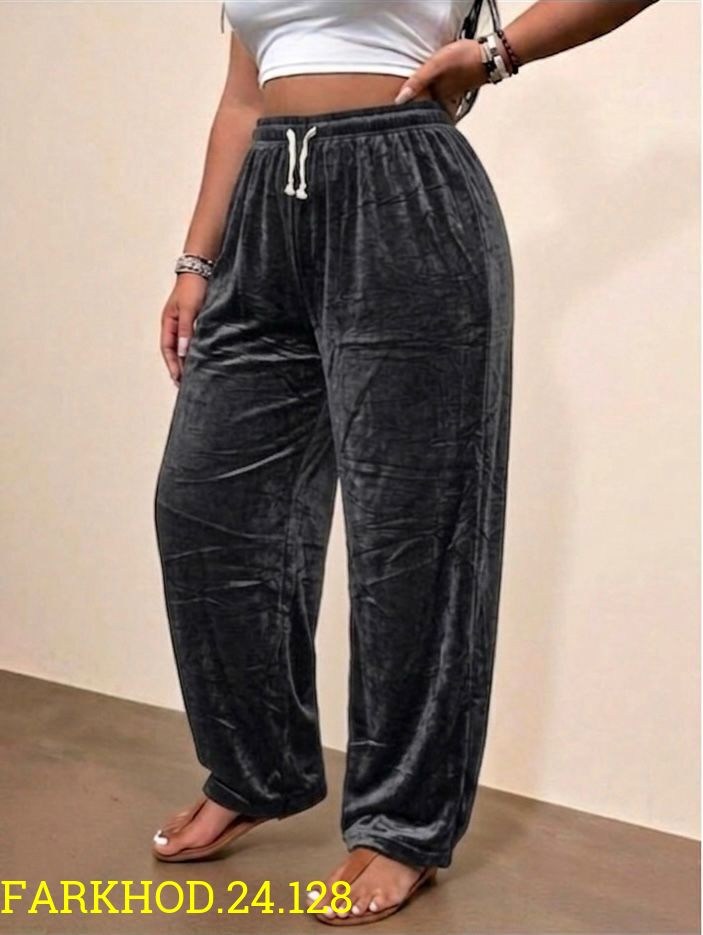 брюки велюр,вельветовые брюки палаццо на меху mina fashion,велюровые штаны,женские штаны из велюра,штаны женские