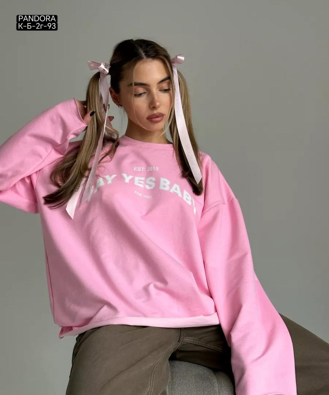 лонгслив оверсайз женский розовый deso,лонгслив женская оверсайз,свитшот розовый,свитшот женский,худи оверсайз