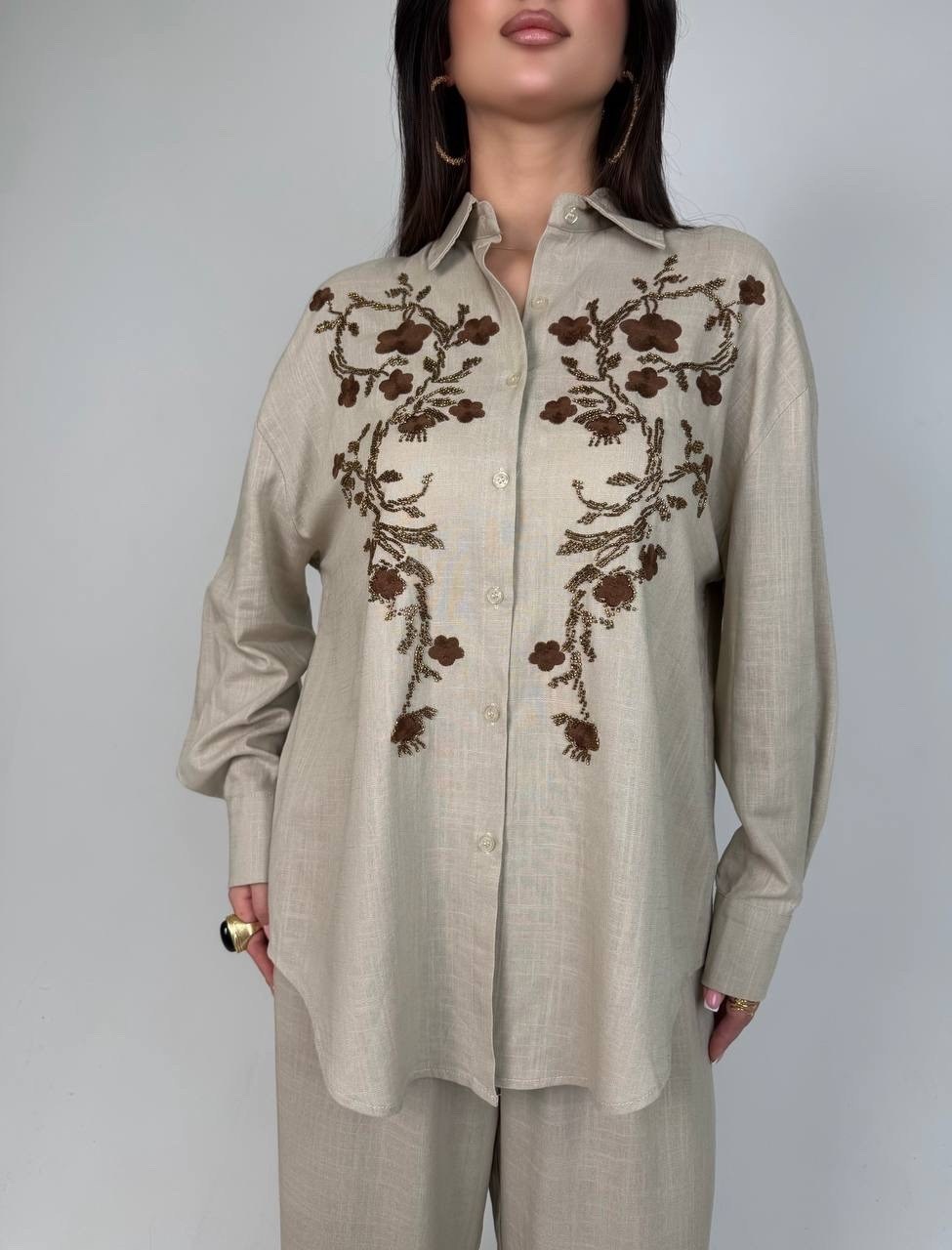 костюм льняной,комплект льняной,бежевый брючный костюм,бежевый костюм,брючный комплект