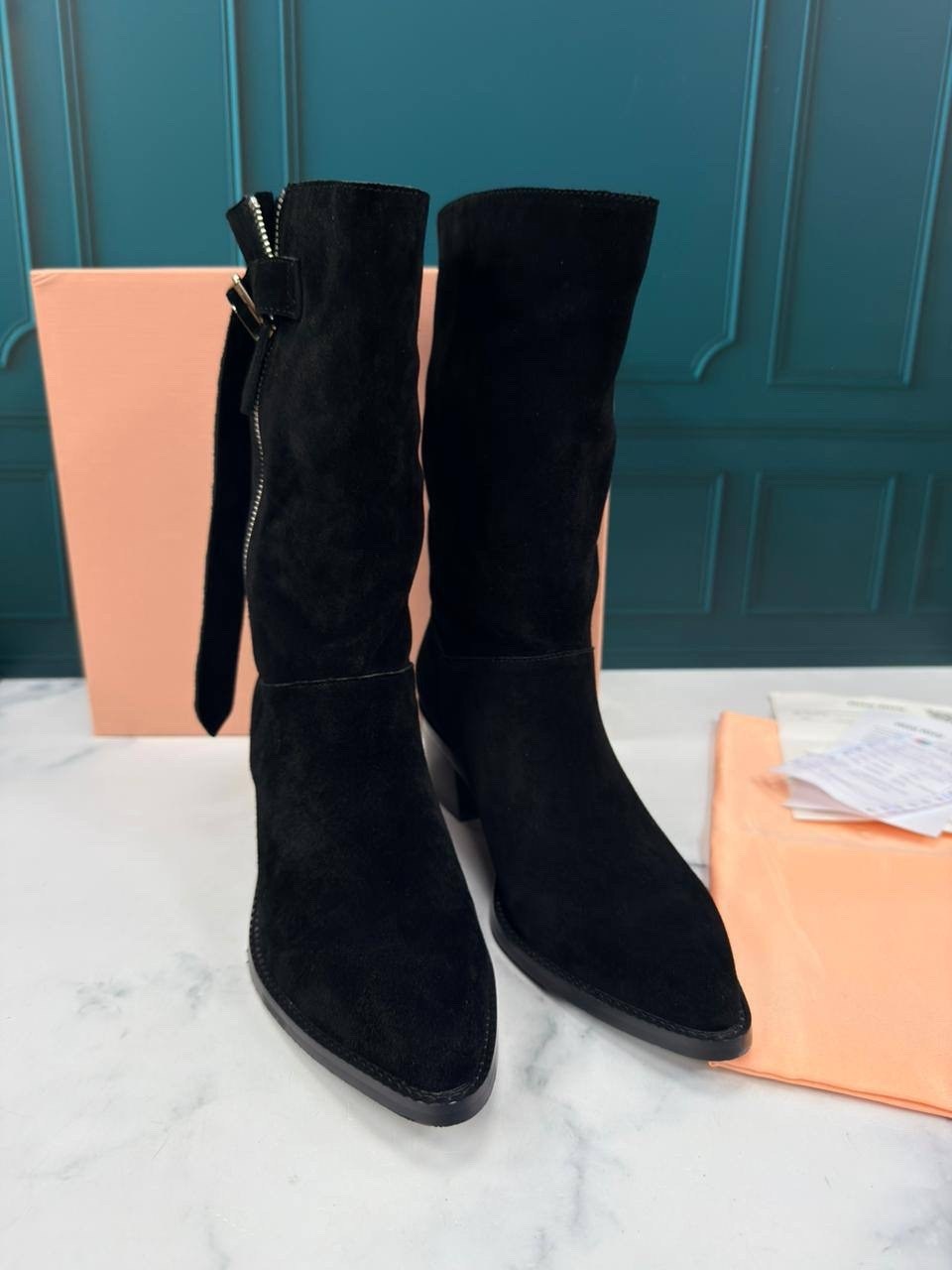 ,женская ,женские сапоги,сапоги эрмес женские,замшевые сапоги