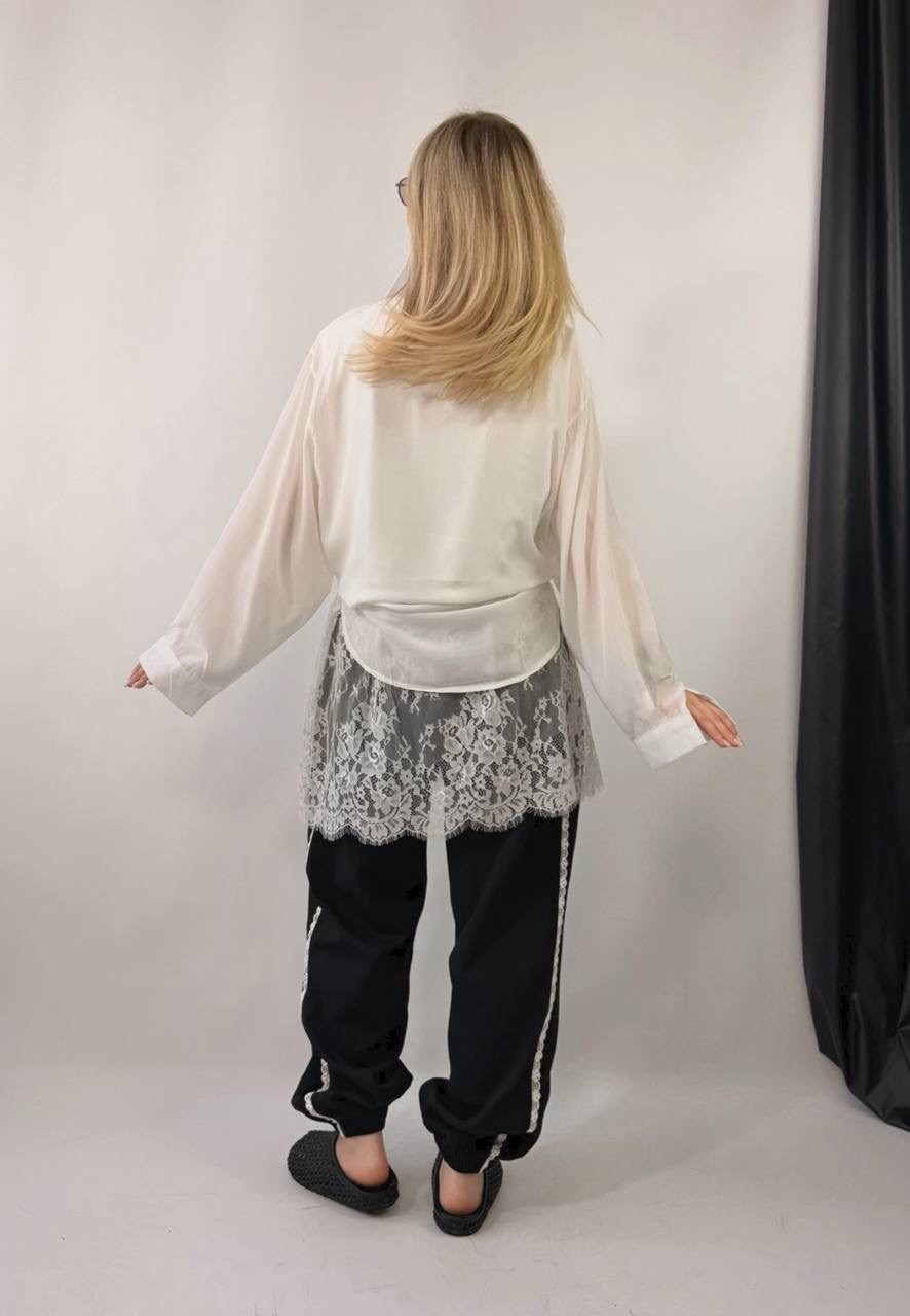 рубашка с кружевом,стильная блузка,женская кофта,стильная рубашка,кружевная рубашка