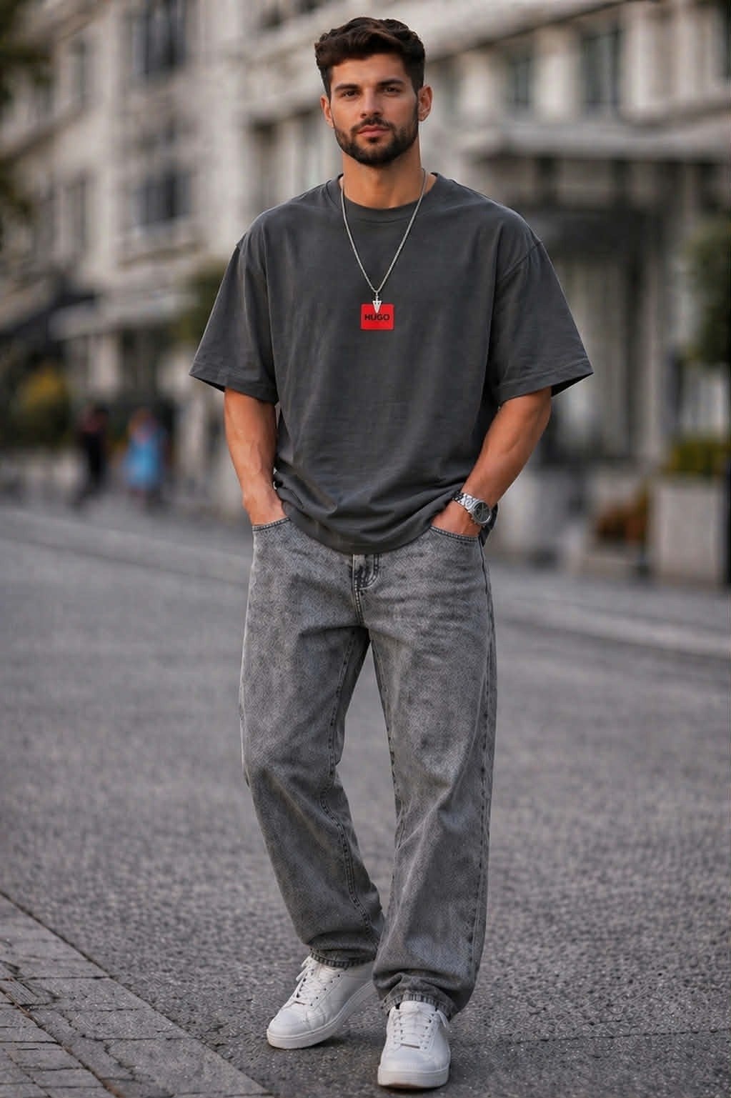 футболка оверсайз,мужская футболка,серые мужские футболки,мужская мода,серая футболка оверсайз мужская