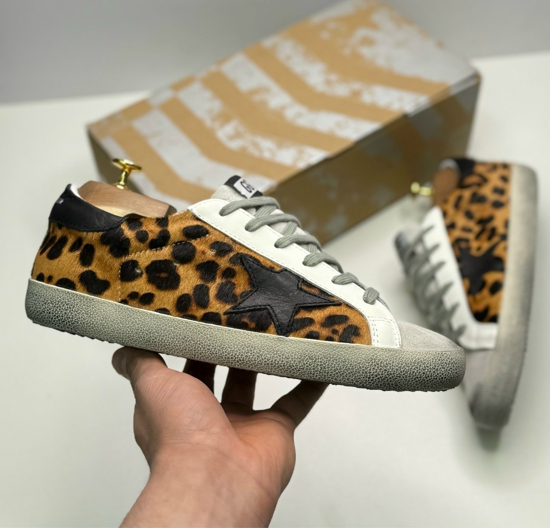 golden goose леопардовые,golden goose кеды леопард,кроссовки golden goose wmns superstar leopard коричневый,,кеды golden goose