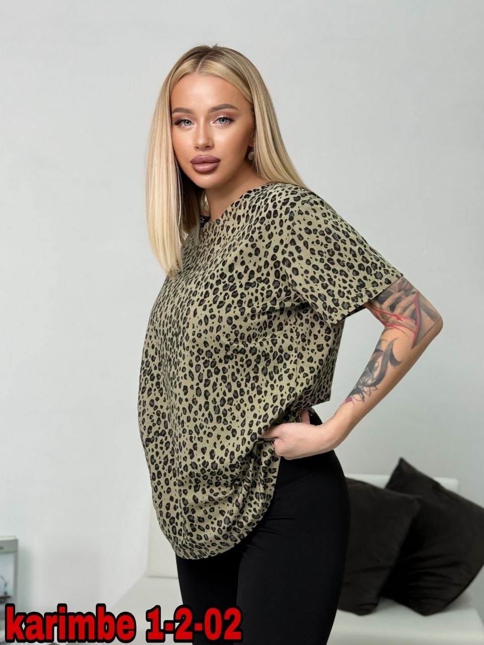 женская футболка,футболка женская 6506 "леопард",футболки женская оверсайз,футболка с леопардовым принтом,женские футболки с принтом