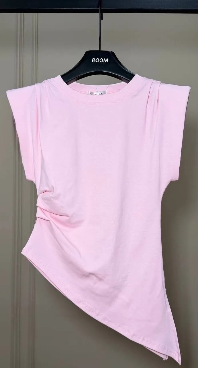 женская асимметричная футболка,футболки женская,женская майка,,футболки модные