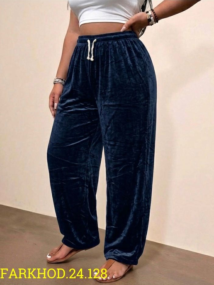 брюки велюр,вельветовые брюки палаццо на меху mina fashion,велюровые штаны,женские штаны из велюра,штаны женские