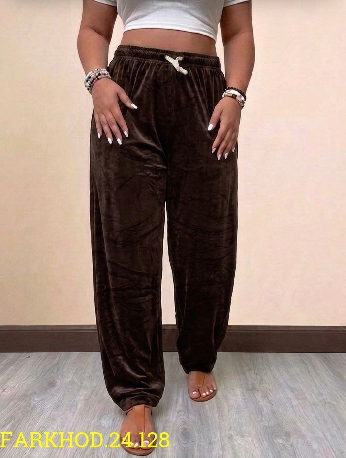 брюки велюр,вельветовые брюки палаццо на меху mina fashion,велюровые штаны,женские штаны из велюра,штаны женские