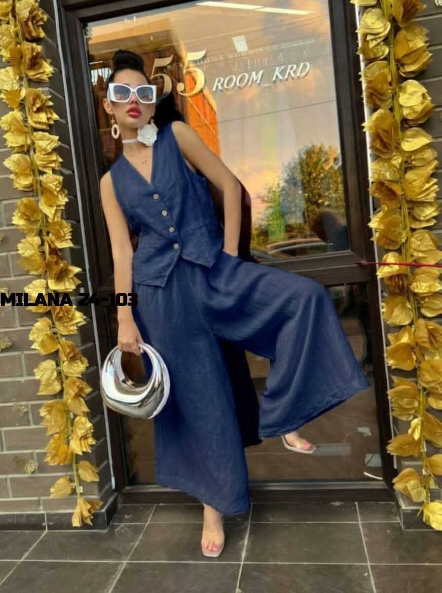 джинсовый костюм брючный палаццо с жилетом vera nova,джинсовый костюм брючный палаццо с жилетом vera nova 327890108,джинсовый костюм брючный палаццо с жилетом vera nova цвет синий,джинсовый брючный ко