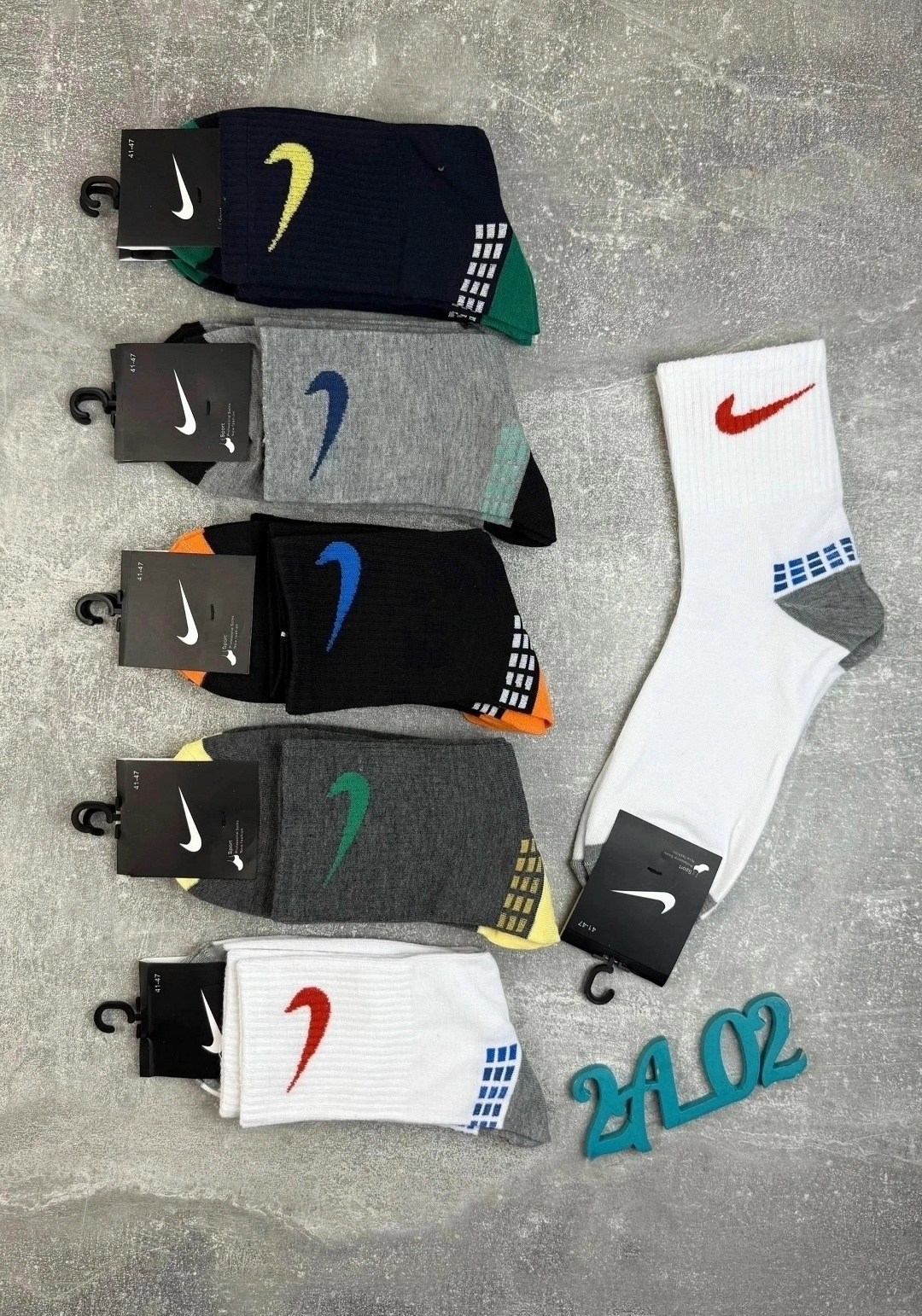 комплект носков мужских nike спорт1 в ассортименте 41-47,носки мужские 10 пар nike,мужские носки,комплект носков мужских nike hc5 серых 41-47 5 пар,носки мужские 10 пар
