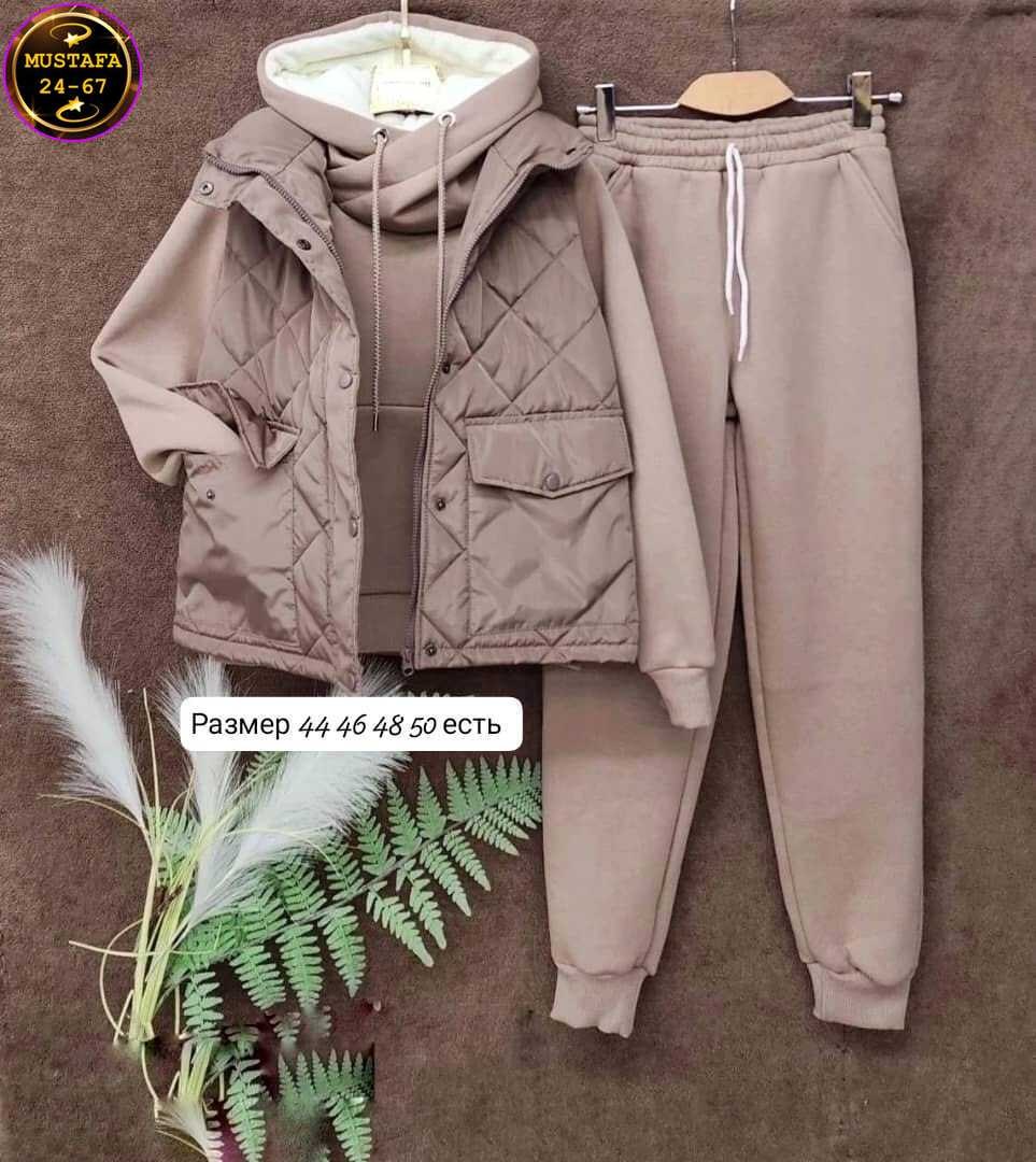 костюм тройка женский,cпортивный костюм женский теплый,костюм женский спортивный тройка с жилетом утепленный,теплый костюм,костюм на флисе