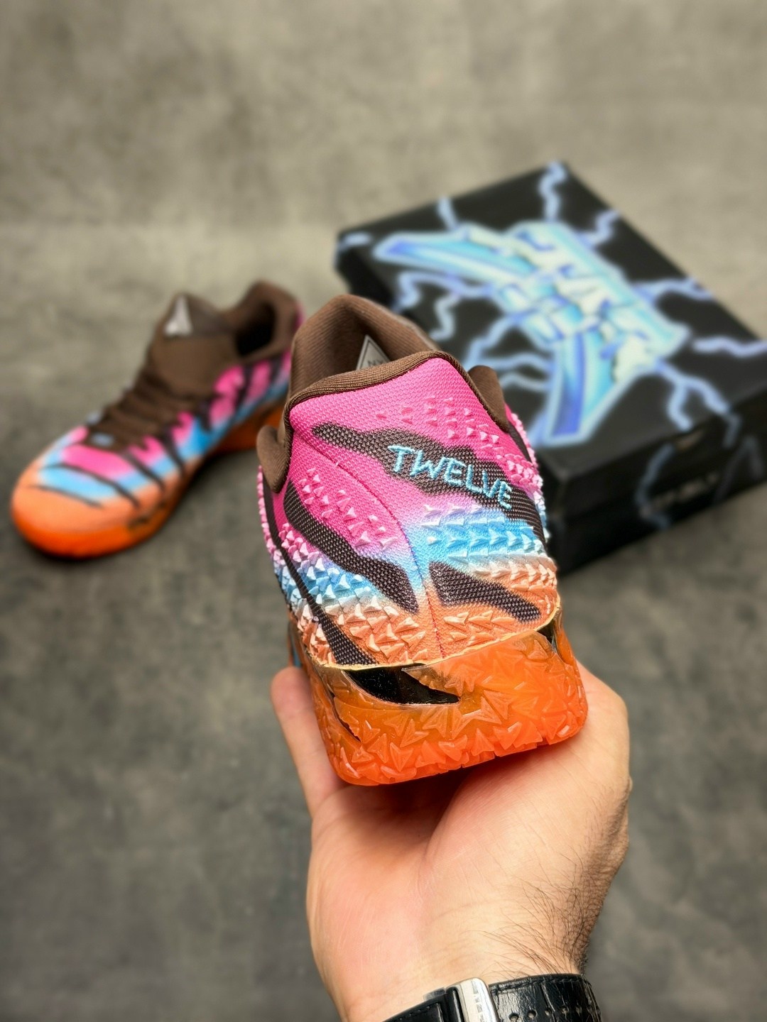 баскетбольные кроссовки,кроссовки,мужская спортивная  для баскетбола,разноцветные кроссовки,ja 3 by you custom basketball shoes nike