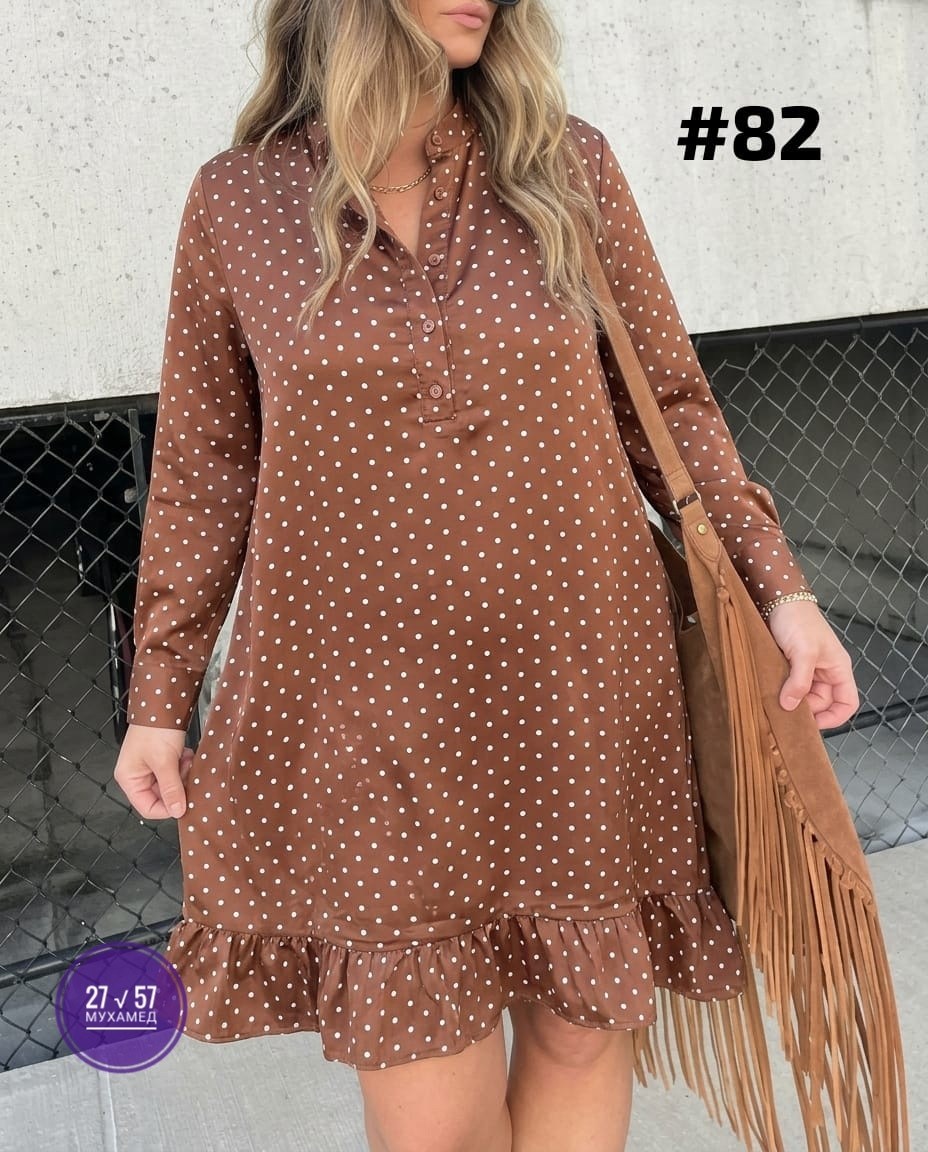 платье,платье женское,платье свободного кроя,женское платье в горошек,платье модное