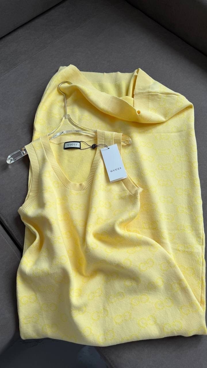 желтый свитер,желтый свитер гуччи,джемпер,безрукавка,брендовые вещи
