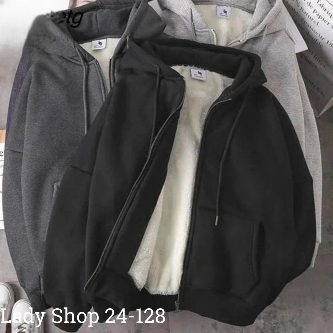 флисовая толстовка,утепленная толстовка,толстовка с капюшоном,korean imitation lamb wool cashmere zipper hoodie womens,женская толстовка